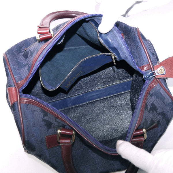 Lanvin ロゴグラムVintage中型ボストン（紺）