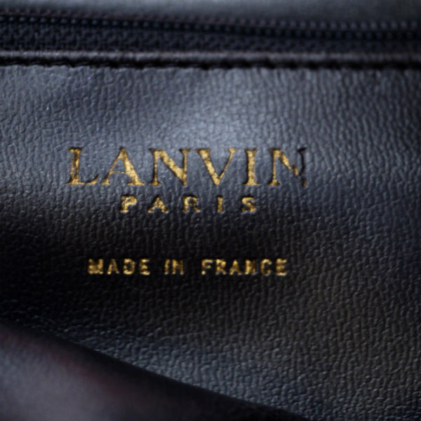 Lanvin クロコ型押しポシェットショルダー（赤）