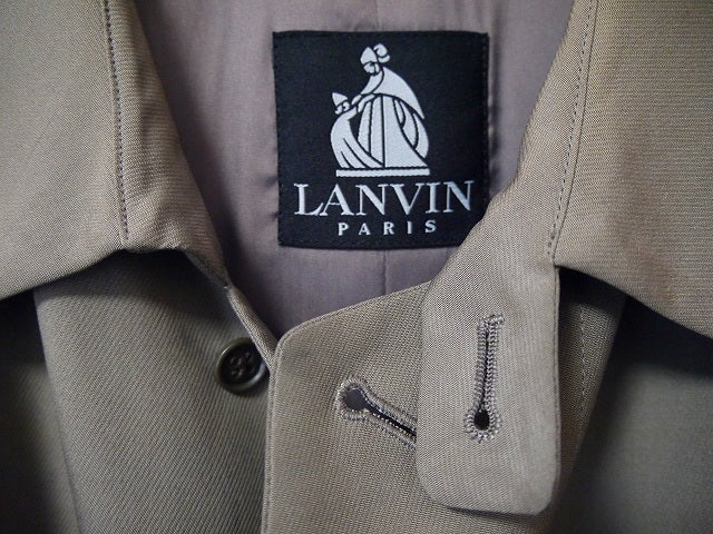 LANVIN シルクコート（薄茶）