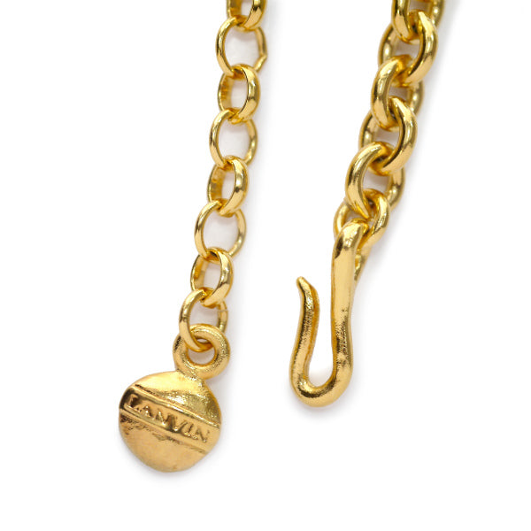 LANVIN　バード イヤリング&ネックレス　セット（ゴールド×赤×緑）