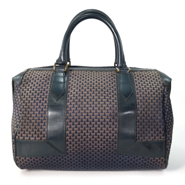 Lanvin ＜訳あり＞ロゴグラム中型ボストン（紺）