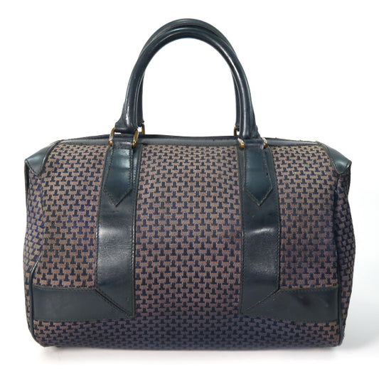 Lanvin ＜訳あり＞ロゴグラム中型ボストン（紺）