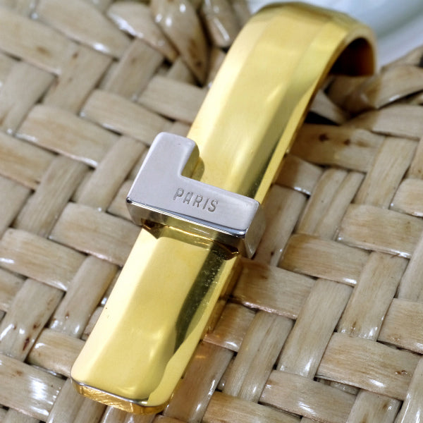 Old Lancel　ストロー チェーンポシェット