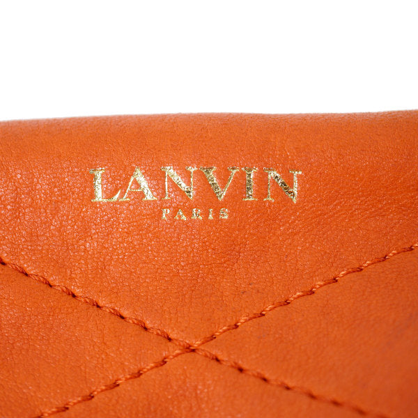 Lanvin スタッズWチェーンショルダー（オレンジ）