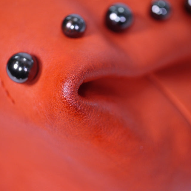 Lanvin スタッズWチェーンショルダー（オレンジ）