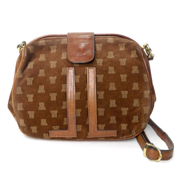 Lanvin ロゴグラムスエード ドクターズバッグ（茶） – Vintage Shop Rococo