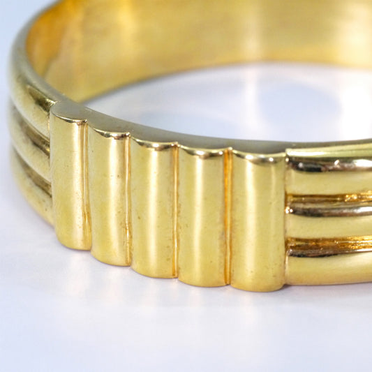 LANVIN　カットアウトバングル（ゴールド）