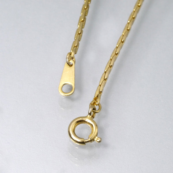 LANVIN　希少ロゴプレート ネックレス（ゴールド）