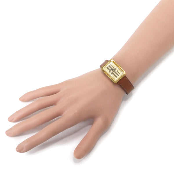 LANVIN 希少!!手巻きスクエア腕時計（茶） – Vintage Shop Rococo