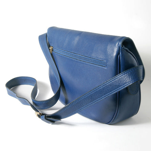 Lancel　総革ショルダー（青）