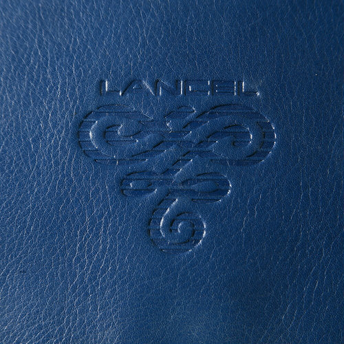 Lancel　総革ショルダー（青）