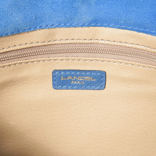 Lancel　総革ショルダー（青）
