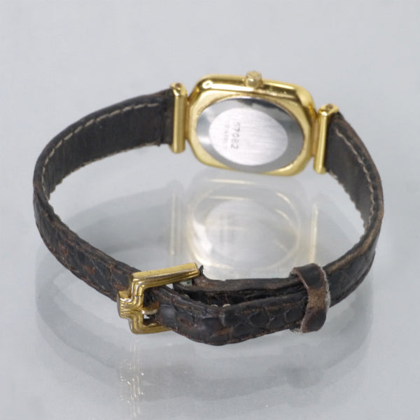 LANVIN　総LLロゴ スクエアミニウォッチ（ゴールド）