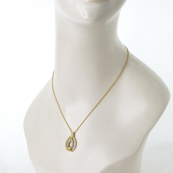 LANVIN ドロップ型ロゴストーンネックレス（ゴールド） – Vintage Shop