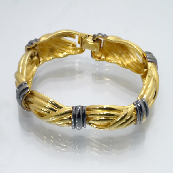 LANVIN　ロープ模様ブレスレット（ゴールド）