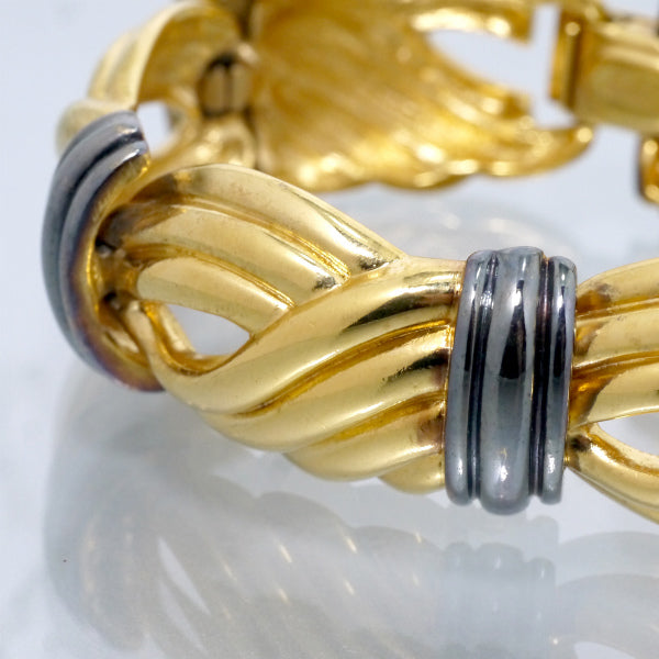 LANVIN　ロープ模様ブレスレット（ゴールド）