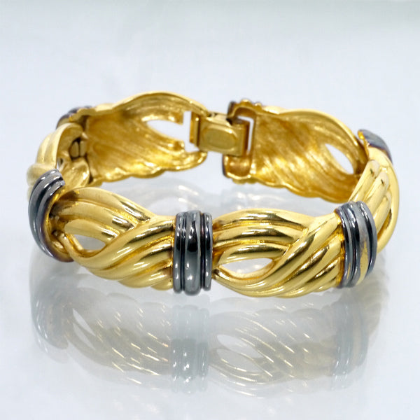 LANVIN　ロープ模様ブレスレット（ゴールド）