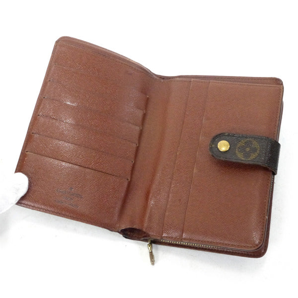 LOUIS VUITTON　ポルトパピエ ジップラウンド財布（茶）