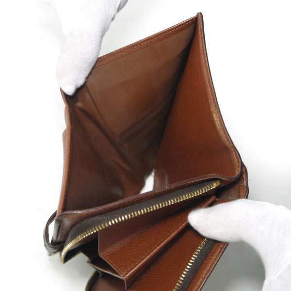 LOUIS VUITTON　ポルトパピエ ジップラウンド財布（茶）