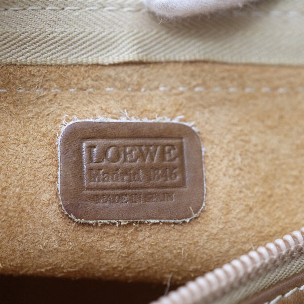 LOEWE アナグラムロゴ 2WAYショルダー（黄）