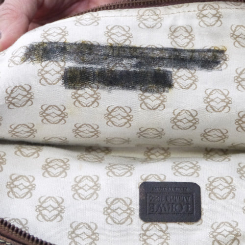 LOEWE　<訳あり>アンティーク加工ショルダー