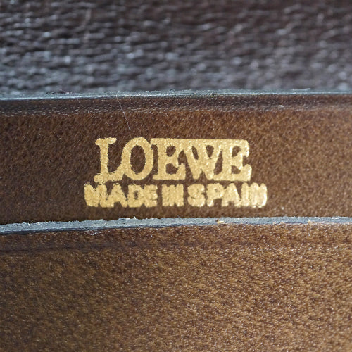 LOEWE　総革コインケース(茶)
