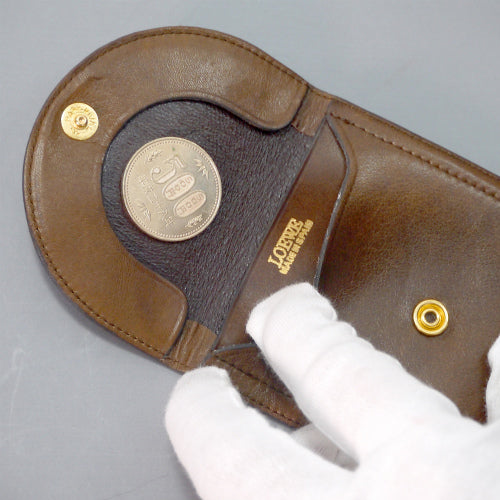 LOEWE　総革コインケース(茶)