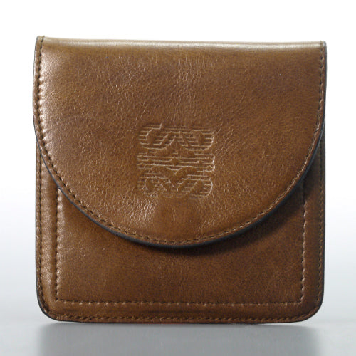 LOEWE　総革コインケース(茶)