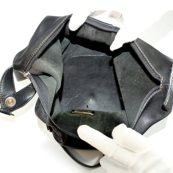 LOEWE　総革アントン バックパック(黒)