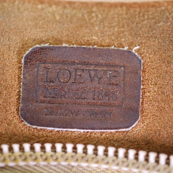 LOEWE　ビッグアナグラム 斜めがけショルダー（黄）