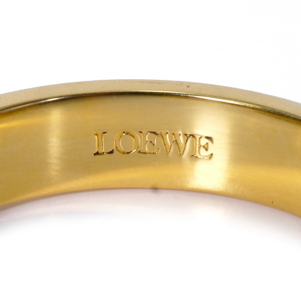 LOEWE ゴールド×レザー ブレスレット(箱付き )