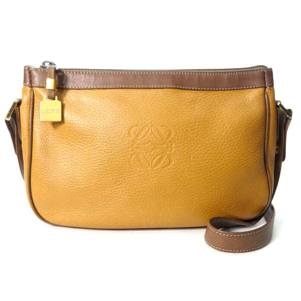 LOEWE　アナグラムロゴ 2WAYバッグ（黄）