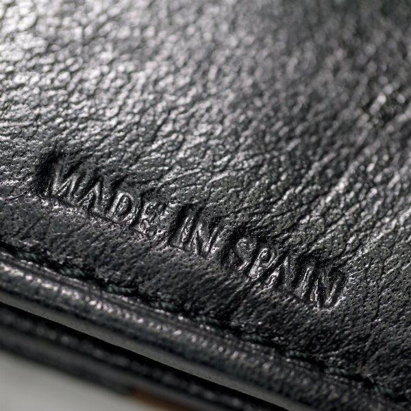 LOEWE　ベラスケス ２つ折り財布（茶×黒）