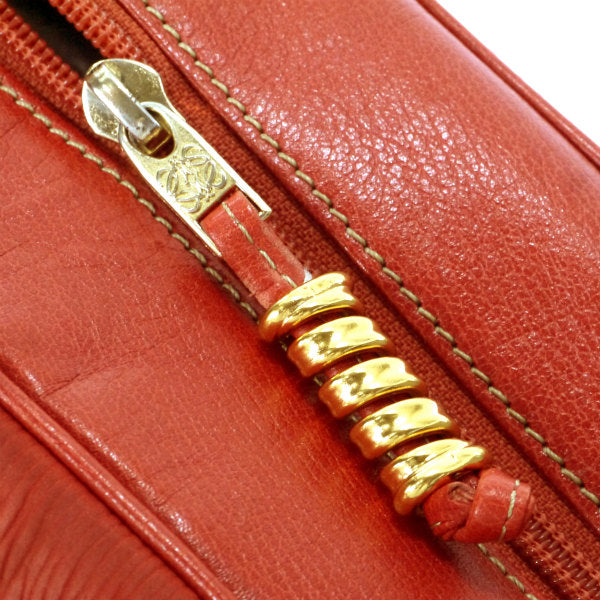 LOEWE　ベラスケス レザー大型ショルダー（赤）