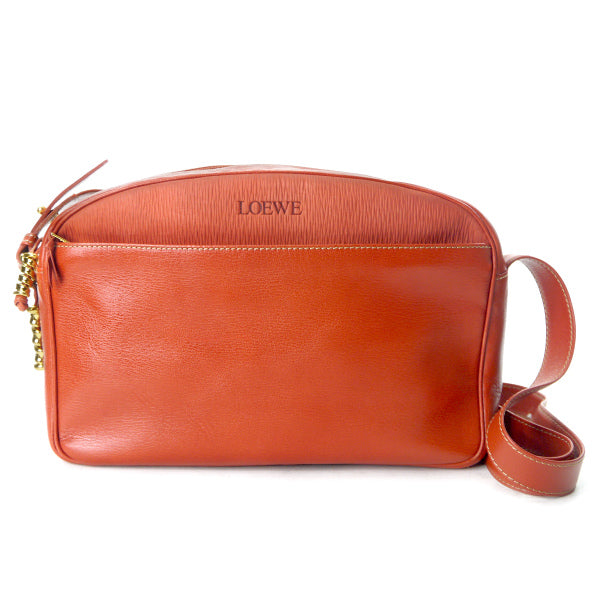LOEWE　ベラスケス レザー大型ショルダー（赤）