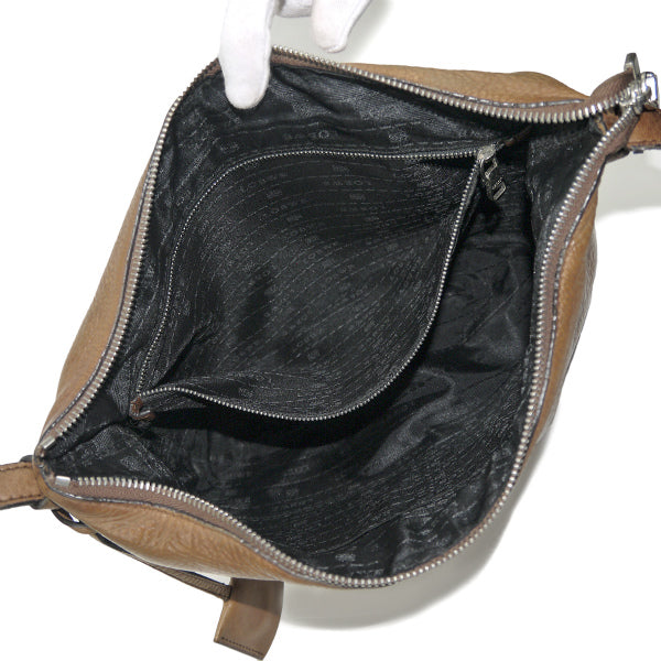 LOEWE　ヘリテージ ショルダーバッグ（茶）