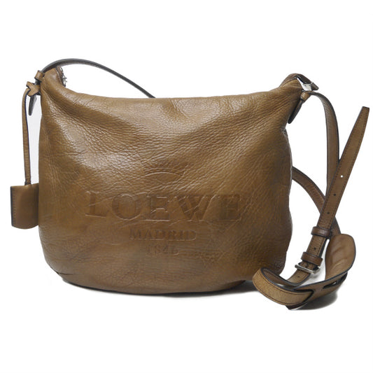 LOEWE　ヘリテージ ショルダーバッグ（茶）