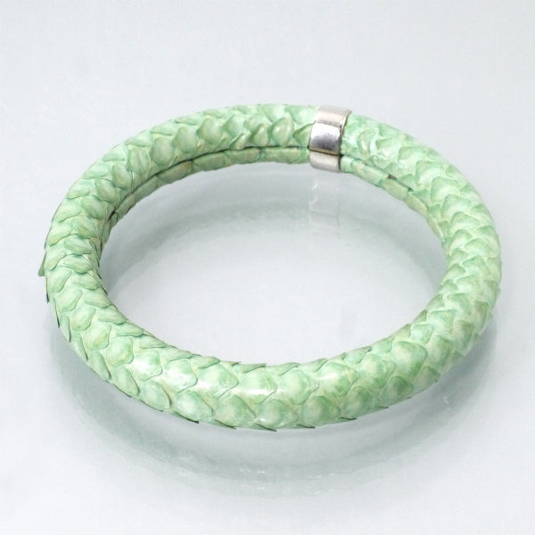 LOEWE パイソンバングル（ミント/箱付き ）