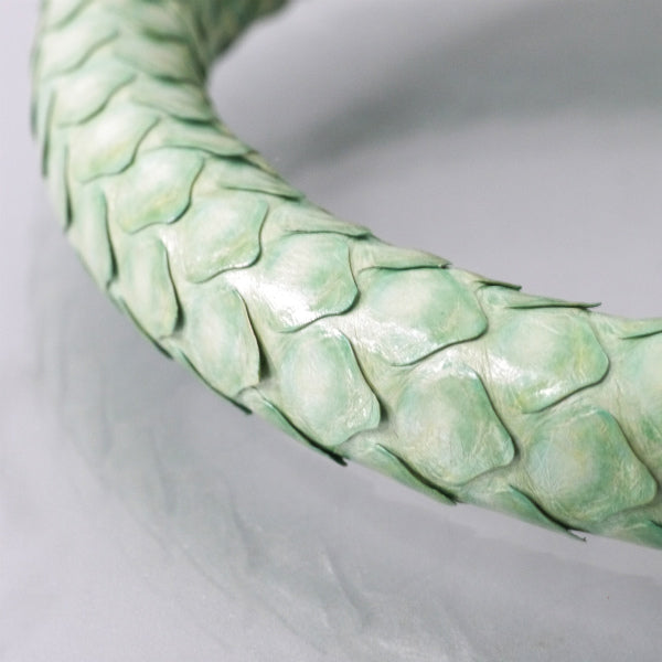 LOEWE パイソンバングル（ミント/箱付き ）