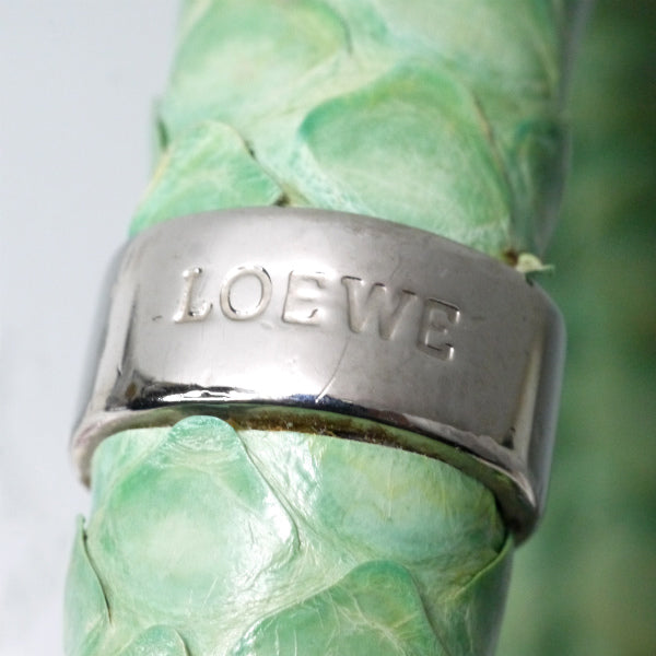 美品　LOEWE ミントグリーン バングル LOEWE パイソンバングル（ミント/箱付き ） – Vintage Shop Rococo