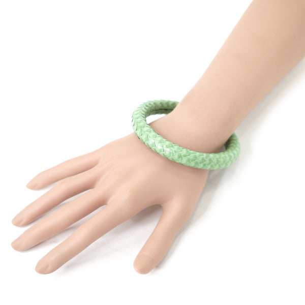 LOEWE パイソンバングル（ミント/箱付き ）