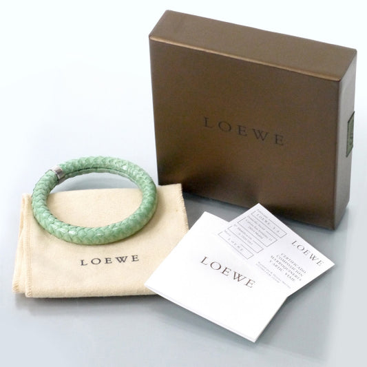LOEWE パイソンバングル（ミント/箱付き ）