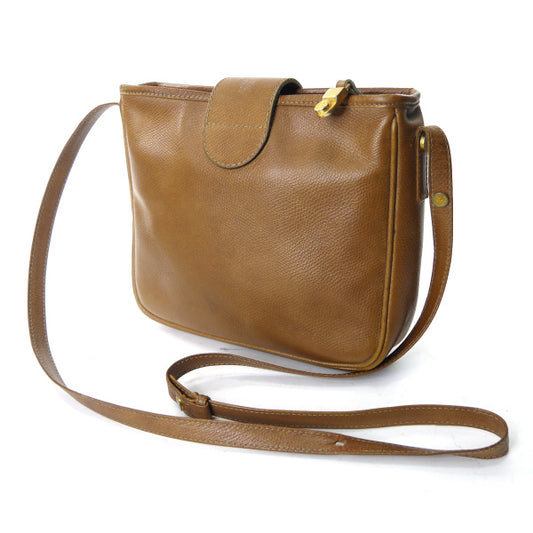 LOEWE　アナグラムロゴ スクエアミニショルダー（茶）