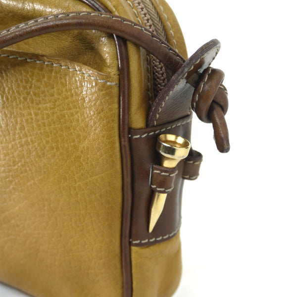LOEWE　ゴルフ　ポシェット&ウエストポーチ（黄）