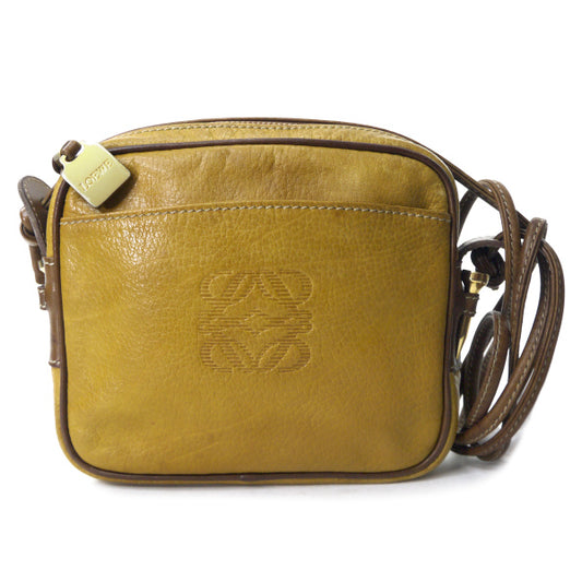 LOEWE　ゴルフ　ポシェット&ウエストポーチ（黄）