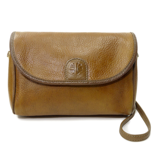 ENRIQUE LOEWE KNAPPE 総革ポシェットバッグ（茶）