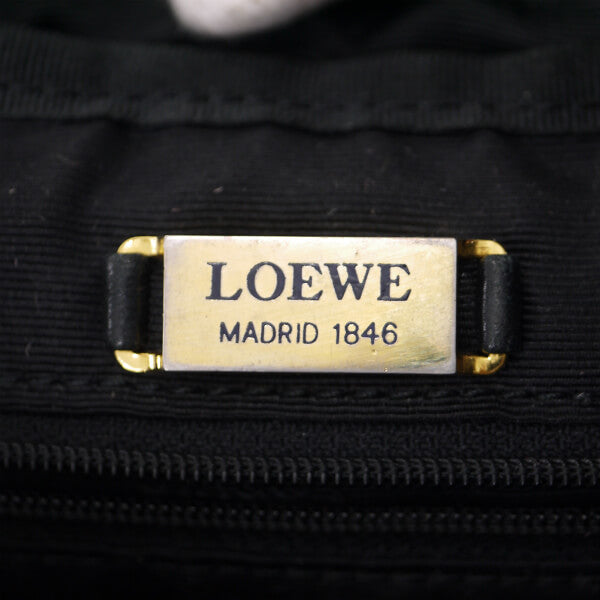 LOEWE　アナグラムロゴ スクエアミニポシェット（青）