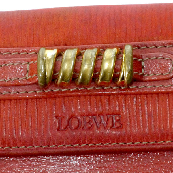 LOEWE　ベラスケス ２つ折り財布（赤）