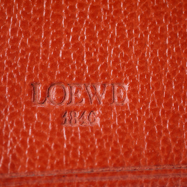 LOEWE　ベラスケス ２つ折り財布（赤）