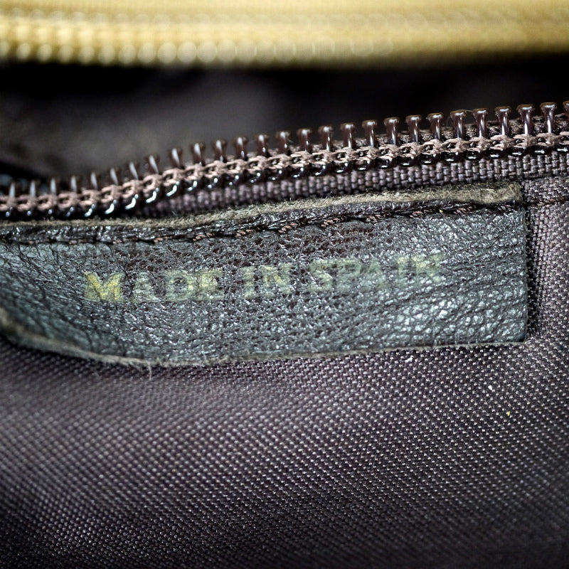 LOEWE　アナグラムロゴ 総革トート&ショルダーバッグ（明茶）